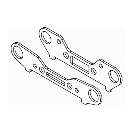 M300501S - Rear Wishbone Holder Steel Bracket Set