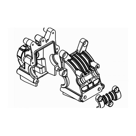 M415101P - Front/Rear Diff. House Set                       