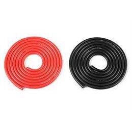 GF-1340-004 - Superflex sillicone kabel 1.8mm, 16AWG, 490draadjes 1m zwart/1m rood
