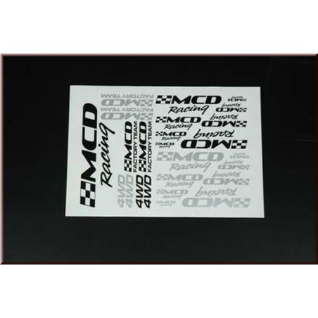 M-802-B-P-1 - Decal Set MCD Racing FACTORY TEAM
